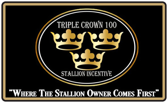 Triple Crown 100 badge